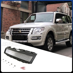 Grille de pare-chocs avant de voiture, grilles de course, calandre pour Mitsubishi Pajero V93-V97 2015-2022, kit carrosserie, accessoires de voiture - Product Image 3