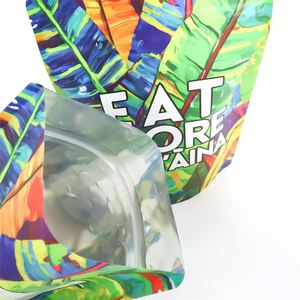 Sacs de pochette debout en mylar écologique avec fermeture à glissière tailles personnalisées étanches à l'humidité pour le stockage des aliments emballage stockage du lait - Product Image 2