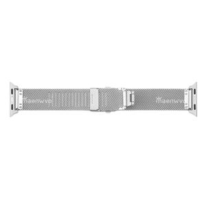 Bracelet de montre réglable de luxe en acier inoxydable Maenwvo avec boucle ardillon respirante pour Apple Watch Series 10 9 8 7 Ultra 42mm 45mm - Product Image 2