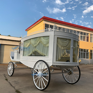 Elegante Carroza Fúnebre Personalizada a Caballo, Último Modelo, Estilo Moderno, de Metal y Madera, en Venta - Product Image 2