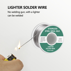 Nuevo Alambre de Soldadura Ligero de 0.8mm 50g/100g, Alambre Universal de Soldadura de Electrodos de Batería de Cobre-Hierro-Níquel, Acero Inoxidable para Electrónica - Product Image 3