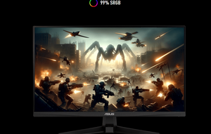 Moniteur de jeu ASUS TUF Gaming VG249QM5A 23,8 pouces FHD Fast IPS 240Hz 0,3 ms compatible FreeSync Premium/G-Sync - Product Image 2