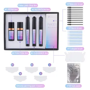 Kit extension ciglia Logo personalizzato Kit permanente per sollevamento ciglia lash Lift Private Label popolare OEM DOM df Lash extensions