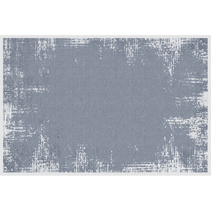 Tapis d'entrée rectangulaire à motif abstrait, résistant aux taches, en fibre de polyester, pour usage domestique - Product Image 1