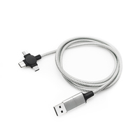 Accessoires pour téléphones mobiles, câble de charge de données 5 en 1, câble de charge 5 en 1 très vendu pour tous les téléphones mobiles