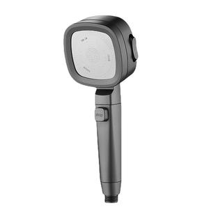 Pommeau de <span class=keywords><strong>douche</strong></span> 3 modes, nouvelle mise à niveau du pommeau de <span class=keywords><strong>douche</strong></span> pluie, accessoire de pommeau de <span class=keywords><strong>douche</strong></span> carré pressurisé-inclus avec coton PP - Product Image 2