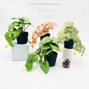 Paulon Artificial <b>Potted</b> <b>Plants</b> 15cm High Plastic Indoor Decor Wedding Props - Product Image 2
