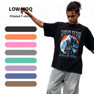 SSC Adults's T-shirt Acid Wash Regular O-neck 320g Cotton <b>No</b>-shrink Trends Team With Custom <b>Logo</b> Wholesale Tee Bulk for Adults - Product Image 1