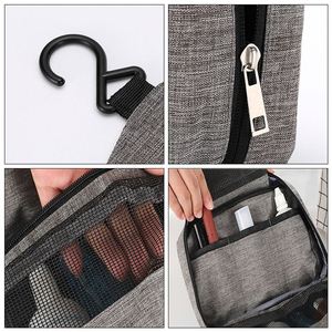 Trousse de Toilette de Voyage Promotionnelle Portable avec Logo Personnalisé pour Hommes – Sac de Rangement Cosmétique pour Affaires - Product Image 3