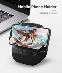 Đặc sản sản phẩm quảng cáo di động không dây sạc 15W có thể gập lại điện thoại đứng tất cả trong một loa - Product Image 3