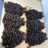 Meilleures ventes de mèches de cheveux naturels bruts, cuticules alignées, 100% cheveux humains bruts du Vietnam, bouclés birmanes
