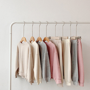 Ensemble de vêtements pour filles Mysweeby personnalisé, style coréen, coton, vêtements pour enfants, décontracté, automne, uni - Product Image 2