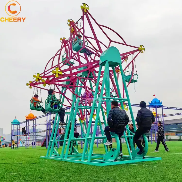ผลิตภัณฑ์สวนสนุกอื่นๆ สถานที่ท่องเที่ยว สวนสนุก สนามเด็กเล่น อุปกรณ์สวนสนุก ตะกร้าแขวน ชิงช้าสวรรค์ขนาดเล็ก