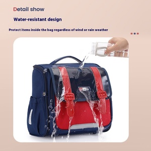 Fabbrica diretta PU giapponese zaino scuola bordo orizzontale borsa scuola primaria ragazzi generazione ragazze stampa capelli all'ingrosso - Product Image 3