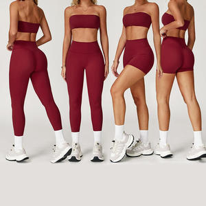 Sujetador Deportivo Sin Tirantes Antideslizante para Mujer, Ajuste Seguro, con Almohadillas Extraíbles, <span class=keywords><strong>Top</strong></span> para Gimnasio, Yoga y Entrenamiento - Product Image 1