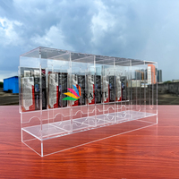 RAY YI Distributeur de boosters en acrylique à 6 emplacements, haute transparence, résistant aux UV, pour comptoir, direct usine, pour magasin de jeux