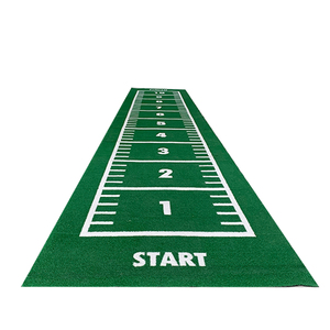 Césped Artificial Personalizado de 15 mm, Verde Arcoíris, para Gimnasio, con Marcación de Líneas Blancas, Patrón Funcional, Alfombra Deportiva Artificial - Product Image 1