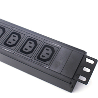 Unité de distribution d'alimentation (PDU) pour rack de serveur 19'' 1.5U 10A C13 C19 avec interrupteur, 8 prises