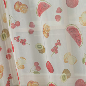 Finito di Frutta Stampa Biancheria Tenda Tulle Per Soggiorno camera Da Letto Per Bambini In Camera Screening Finestra della cucina Tenda Pura - Product Image 3