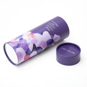 Wholesale Custom Logo Cylinder Kraft Paper Cardboard <b>Sponge</b> Lined Candle Packaging Cosmetic Lipstick and Lip Balm Tubes - Product Image 3