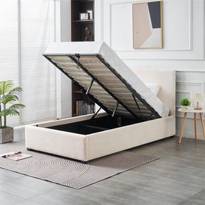 <span class=keywords><strong>Lit</strong></span> rembourré simple avec rangement, cadre en bois, haute qualité, prix <span class=keywords><strong>d</strong></span>'usine - Product Image 1