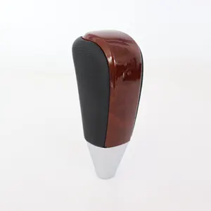 Red Wooden Cap Automatic Transmission Car Gear Shifter knob Head For Toyota Land Cruiser LC200 2008-2017