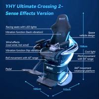 Equipo de Juego de Realidad Virtual para Interiores, Simulador Operado con Monedas, Silla VR, OEM ODM, Cine 9D VR Comercial con Efectos Sensoriales