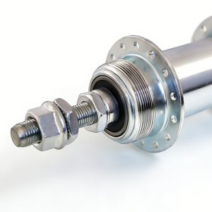 Buje de Eje Pasante de Acero con Rodamiento Sellado Atornillable, Universal HG, de Liberación Rápida Tipo Tuerca, Duradero, Compatible con 28 Radios, Delantero/Trasero, para BMX/<span class=keywords><strong>MTB</strong></span> - Product Image 4