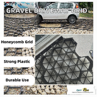 Grille de pavage en plastique pour renforcement de pelouse 500*500mm