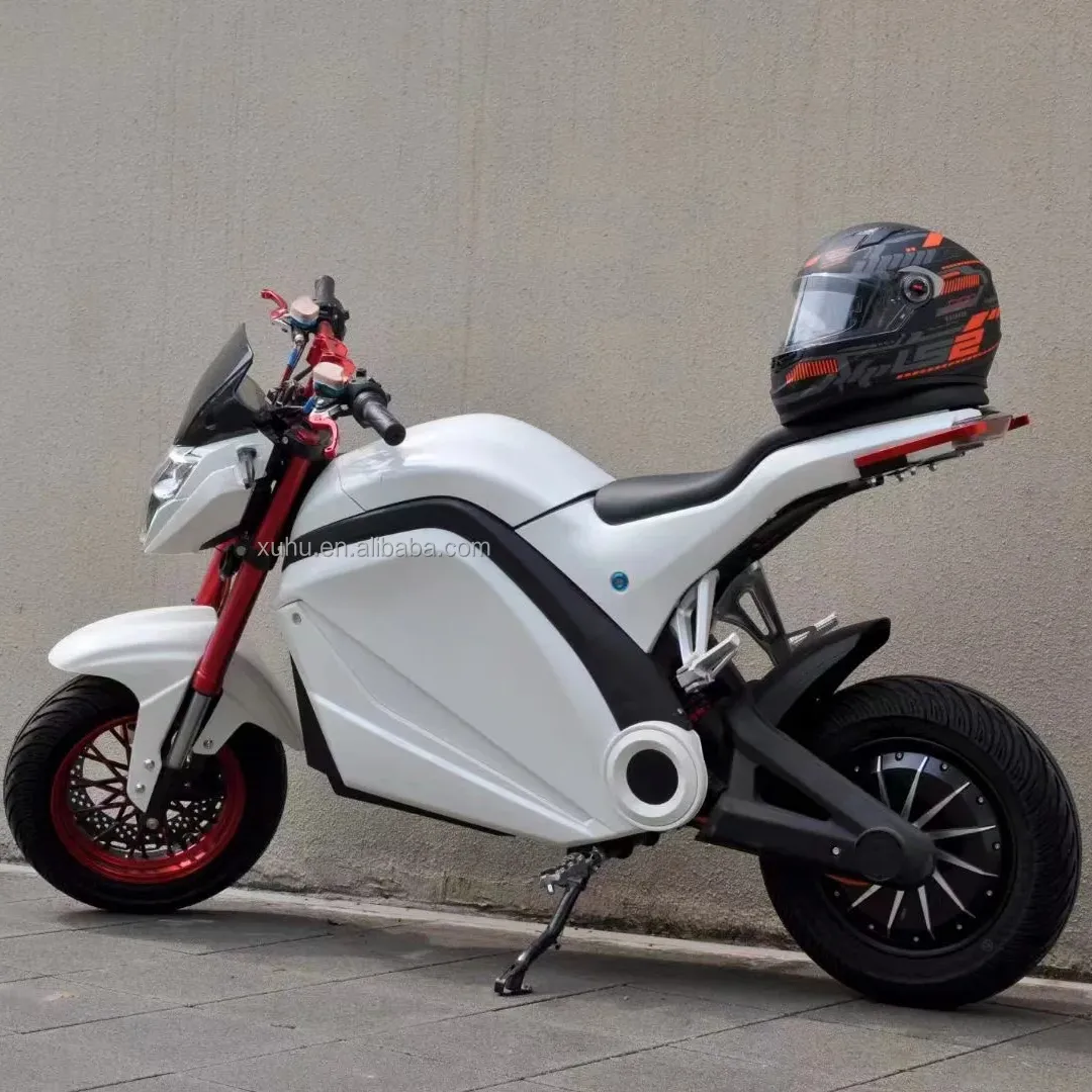 Motocicleta eléctrica de 3000W de alta velocidad 120 km/h Motor de carreras Mini Chopper eléctrico