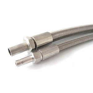 Assemblage de tuyaux d'oxygène en PTFE tressé en acier inoxydable SAE 100 R14 Extrémités de tuyaux en PTFE Tuyau de frein automobile - Product Image 5