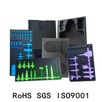 Emballage en matériau EVA résistant aux chocs et à la compression, sur mesure, protège les inserts en mousse EVA