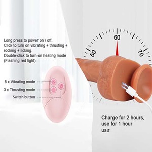도매 디도 진동기 성인 섹스 토이 추진하는 딜도 진동기 여성 섹스 토이 - Product Image 2