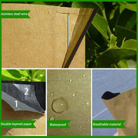 Sacs biodégradables Mango Protection avec impression offset pour la culture de fruits de jardin, utilisation anti-insectes
