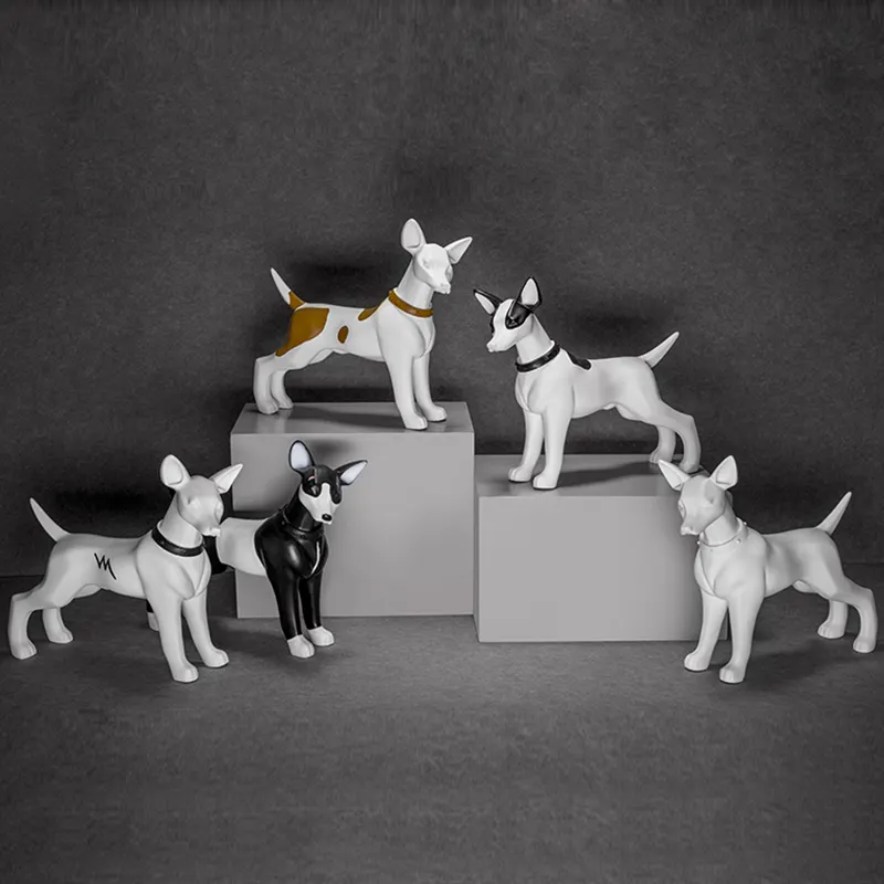 卸売プラスチック犬マネキン格安価格マネキン犬服ディスプレイ小型犬マネキン販売のためのBolt-A