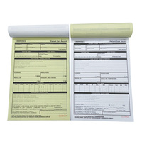 Carnet de reçus personnalisé 2, 3, 4, 5 feuillets, papier autocopiant NCR pour enregistrement de paiements, chèques, notes, transactions de débit, reçus fiscaux, factures et caisses