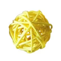 Mainan Kunyah Bola Rotan Ramah Lingkungan untuk Burung Beo, Parkit, dan <span class=keywords><strong>Cockatiel</strong></span> untuk Bermain dan Mengunyah - Product Image 6