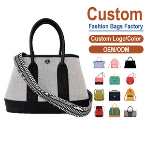 Nuevo Bolso de Jardín TC de Cuero Genuino y Lona, Bolso de Hombro Versátil y Moderno, Bolso Cruzado de Piel de Vacuno de Primera Calidad - Product Image 1