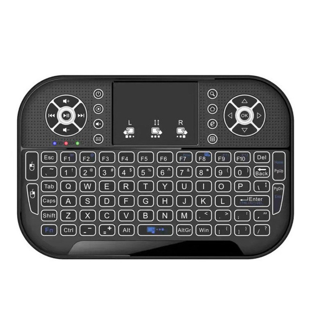 Mini 2.4G Wireless Keyboard Backlight Keyboard With Mouse Touchable Keyboard for Smart TV Box Desktop PC