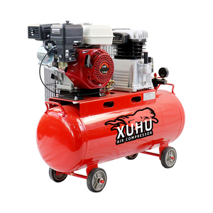 Compressore d'Aria a Pistoni Lubrificato da 6,5 CV e 200 L di Alta Qualità all'Ingrosso con Motore a Benzina Raffreddato ad Aria - Product Image 6