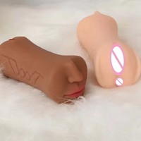 STELLAR PATH Poupées en silicone 3-en-1 pour masturbation masculine, avec vagin, bouche et anus réalistes, jouets sexuels
