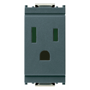 ปลั๊กไฟ Sicury 2P+T 15A มาตรฐาน USA+SASO สีเทา ขนาด 4.1x2.8x5.3 ซม. - Product Image 1