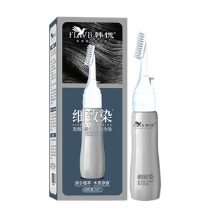 โลชั่นย้อม<span class=keywords><strong>ผม</strong></span>สีดำธรรมชาติ กึ่งถาวร เกรดพรีเมียม สมุนไพรออร์แกนิค ปราศจากแอมโมเนีย ปราศจากเปอร์ออกไซด์ ปิดผมขาว - Product Image 1