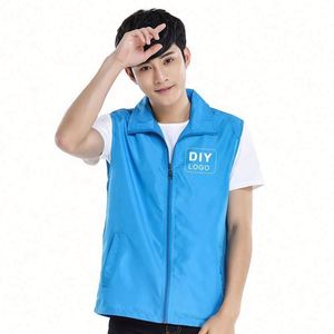 Gilets publicitaires personnalisés pour travailleurs, gilets pour activités de bénévoles, gilets promotionnels à col - Product Image 5