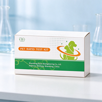 Kit de test d'immunofluorescence cCRP, réactif de dépistage rapide de la protéine C-réactive canine pour les vétérinaires