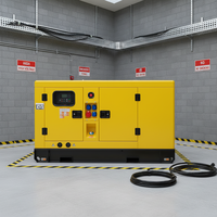 Generador Eléctrico Diésel Súper Silencioso ECG de 40Kva 45Kva 50kw, Trifásico, de Reserva, con ATS, 50/60Hz, para Construcción y Emergencias