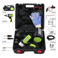 HFTT02 design moderne 3 en 1 cric de voiture électrique 12V 5T cric outils de véhicule trousse à outils d'urgence moteur levage cric électrique de voiture