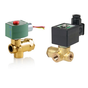 Válvula Solenoide Asco Serie 223 de 1/2 Pulgada para Agua, Aire y Aceite a Temperatura Normal, Válvula de Control Electromagnética - Product Image 1