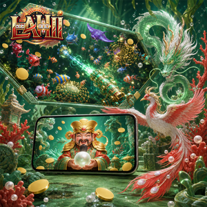 Jeu de pêche en ligne Original Adjust Difficulty Golden Mermaid pour 8 joueurs, application de pêche personnalisée Dragon - Product Image 1