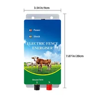 10KM hoogspannings elektrische afrasteringsapparaat voor veeteelt, bescherming van veeteeltbedrijven, rundvee en schapen.